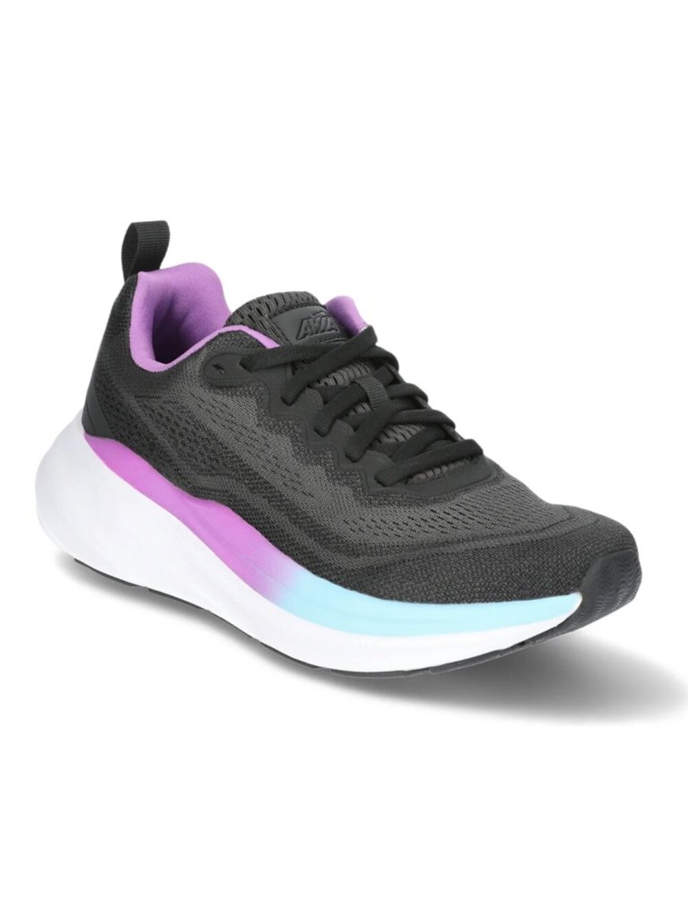 New Women's Avia Comfort Performance Sneakers Black/Purple/White